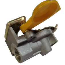 Головка соединительная М16х1,5 с клапаном FA2011A желтая 
