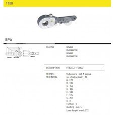 Трещетка тормозная 024490 BPW, SAF (10 шлицов) механическая, двухрядная