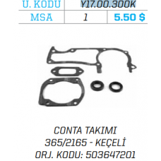 Набор прокладок двигателя Husqvarna 362, 365, 371, 372XP - аналог 503647201, ITAL (Турция