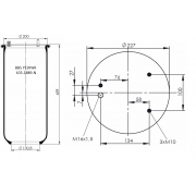 Пневморесора (без стакана) 1889NP02,  Ford Cargo 