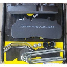 Дисковые тормозные колодки Ekersan аналог WVA 29159, SAF 12182192, BPW 3057008000. Турция