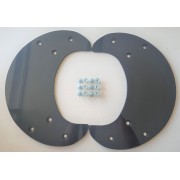 Ремкомплект пластины седла EKS802 с болтами (аналог GF 662101469, DAF 1618988)