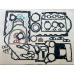U5LB0153, U5LB0036, 02/202454, 02/202567, Набор прокладок нижний PERKINS 1006, JCB