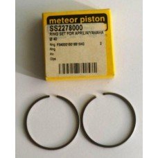 Поршневые кольца Meteor Piston SS2278000 40,00 мм хромированные для Yamaha, Aprilia, Malaguti — Италия