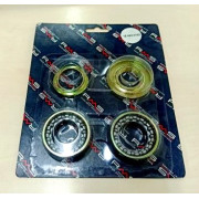 Комплект рулевых подшипников с чашками RMS 184220160 для Yamaha Booster, Aerox, MBK Комплект рулевых подшипников с чашками RMS 184220160 для Yamaha Booster, Aerox, MBK